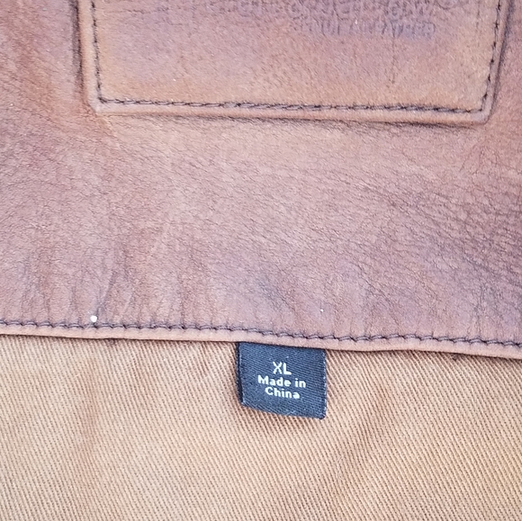 Mens Vintage Leather Jacket - Picture 4 of 4